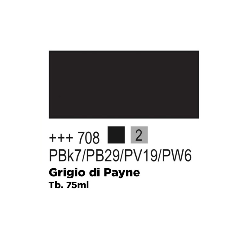 708 - Talens Amsterdam Expert Grigio Di Payne