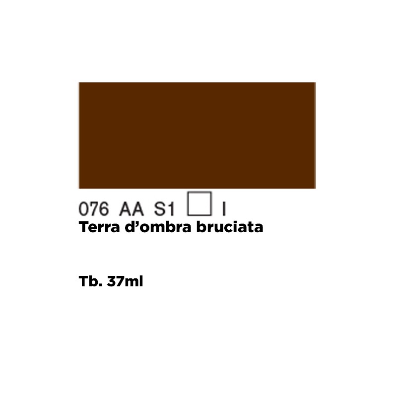 076 - Winsor & Newton Olio Griffin Alkyd Terra D'Ombra Bruciata