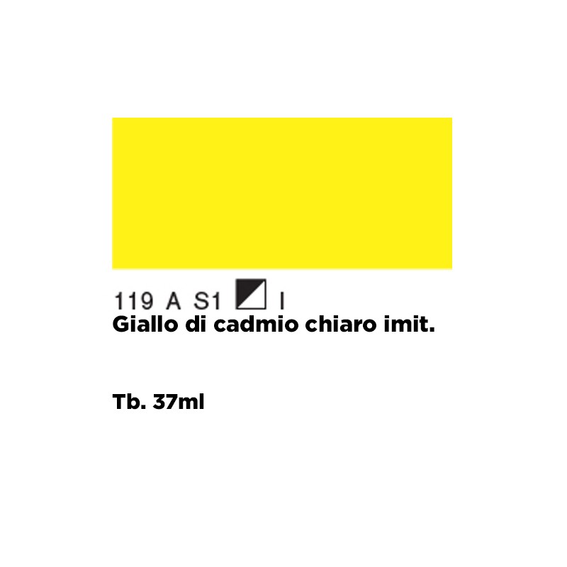 119 - Winsor & Newton Olio Griffin Alkyd Giallo Di Cadmio Chiaro Imit.