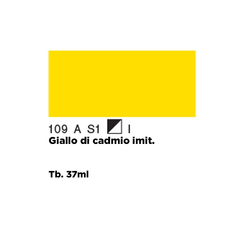 109 - Winsor & Newton Olio Griffin Alkyd Giallo Di Cadmio Imit.