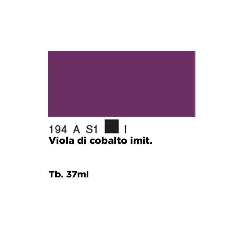 194 - Winsor & Newton Olio Griffin Alkyd Viola Di Cobalto Imit.