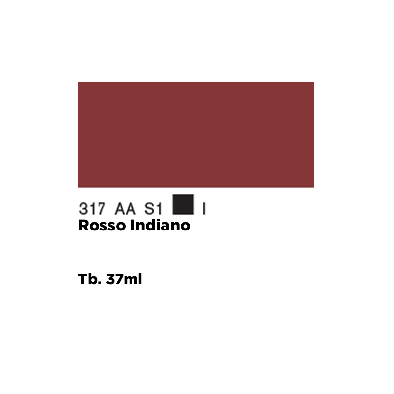 317 - Winsor & Newton Olio Griffin Alkyd Rosso Indiano