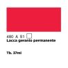 480 - Winsor & Newton Olio Griffin Alkyd Lacca Geranio Permanente
