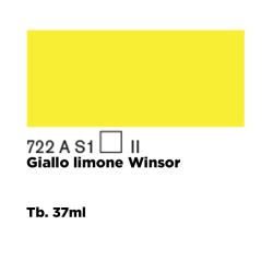 722 - Winsor & Newton Olio Griffin Alkyd Giallo Limone Winsor