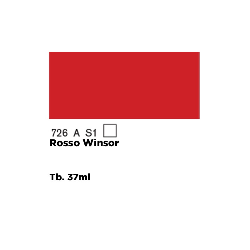 726 - Winsor & Newton Olio Griffin Alkyd Rosso Winsor