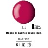 311 - Liquitex Basics Acrylic Fluid Rosso Di Cadmio Scuro imit.