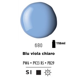 680 - Liquitex Basics Acrylic Fluid Blu viola chiaro