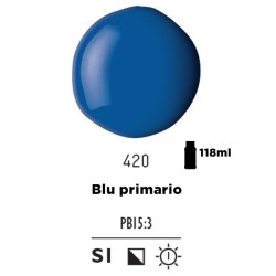 420 - Liquitex Basics Acrylic Fluid Blu Primario