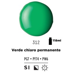 312 - Liquitex Basics Acrylic Fluid Verde Chiaro Permanente