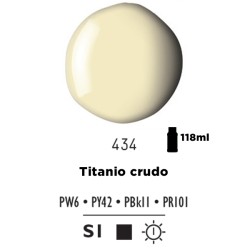 434 - Liquitex Basics Acrylic Fluid Titanio Crudo