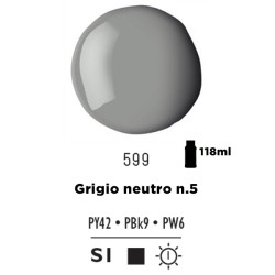 599 - Liquitex Basics Acrylic Fluid Grigio Neutro N.5