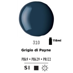310 - Liquitex Basics Acrylic Fluid Grigio Di Payne