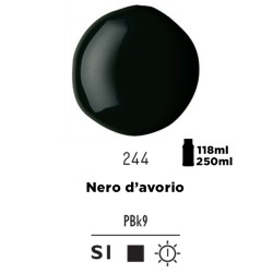 244 - Liquitex Basics Acrylic Fluid Nero D' Avorio