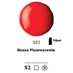 983 - Liquitex Basics Acrylic Fluid Rosso Fluorescente