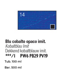 014 - Pebeo Studio Acrylics Blu Cobalto Opaco Imit.