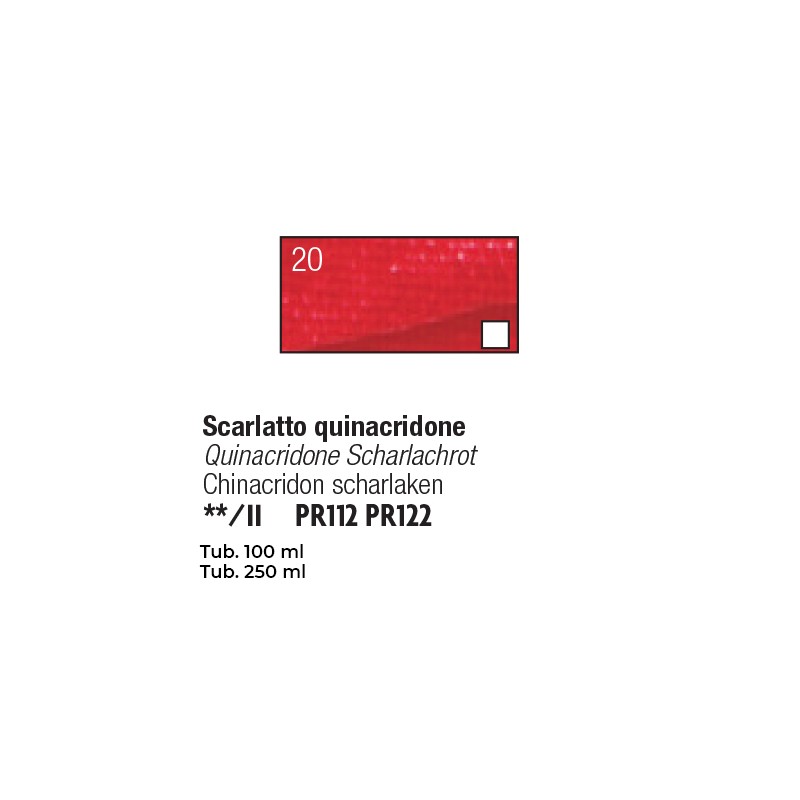 020 - Pebeo Studio Acrylics Scarlatto Quinacridone