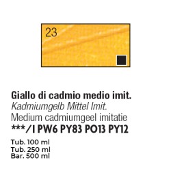 023 - Pebeo Studio Acrylics Giallo Di Cadmio Medio Imit.
