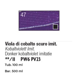 047 - Pebeo Studio Acrylics Viola Di Cobalto Scuro Imit.