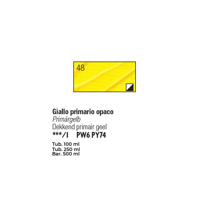 048 - Pebeo Studio Acrylics Giallo Primario Opaco