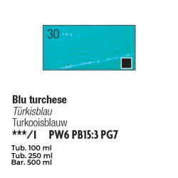 030 - Pebeo Studio Acrylics Blu Turchese