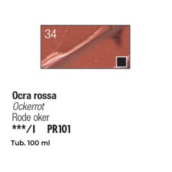 034 - Pebeo Studio Acrylics Ocra Rossa