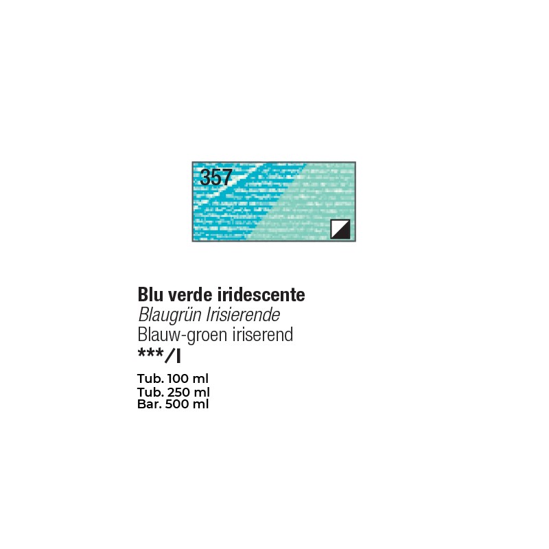 357 - Pebeo Studio Acrylics Blu Verde Iridescente