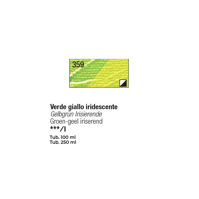 359 - Pebeo Studio Acrylics Verde Giallo Iridescente