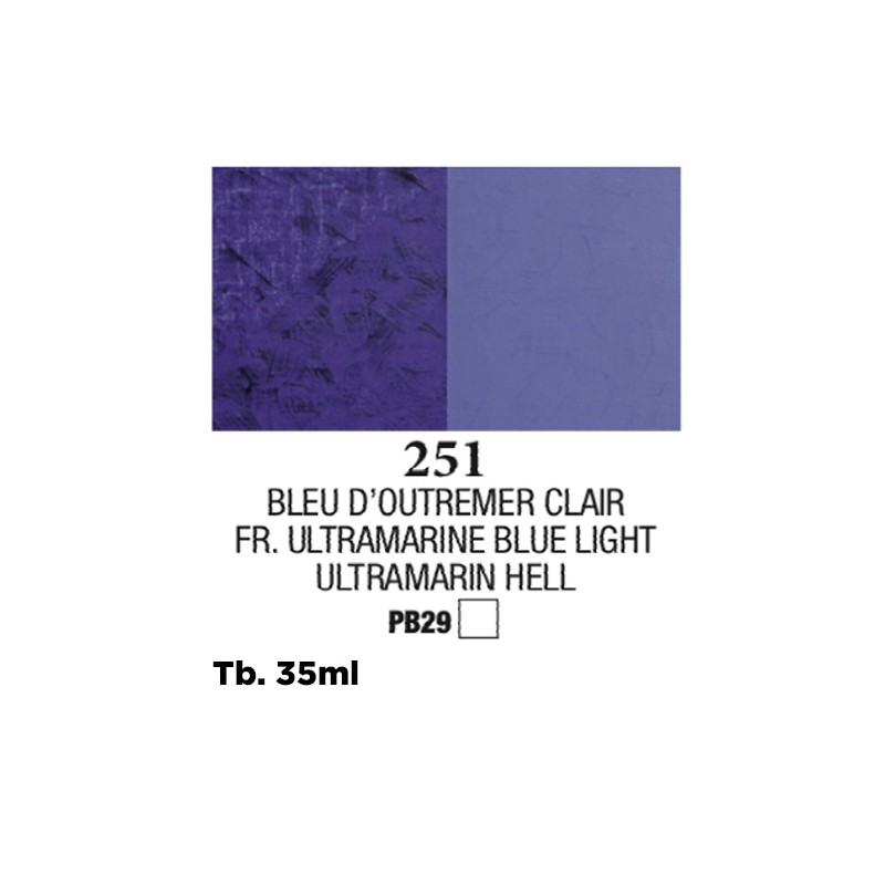 251 - Blockx Olio Blu oltremare chiaro