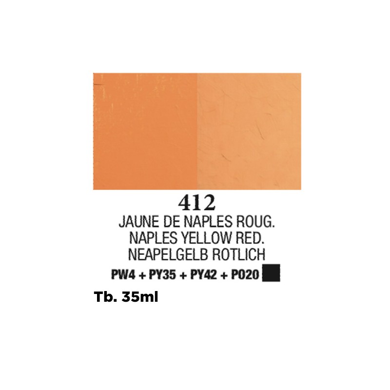 412 - Blockx Olio Giallo di Napoli rossastro