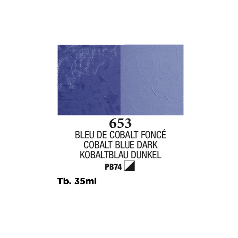 653 - Blockx Olio Blu di cobalto scuro