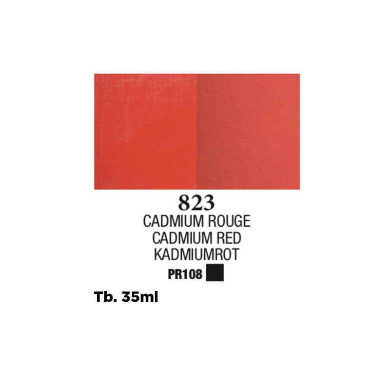 823 - Blockx Olio Rosso di cadmio
