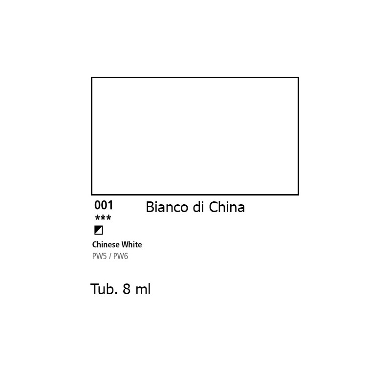 001 - Daler Rowney Aquafine Watercolour Bianco di China