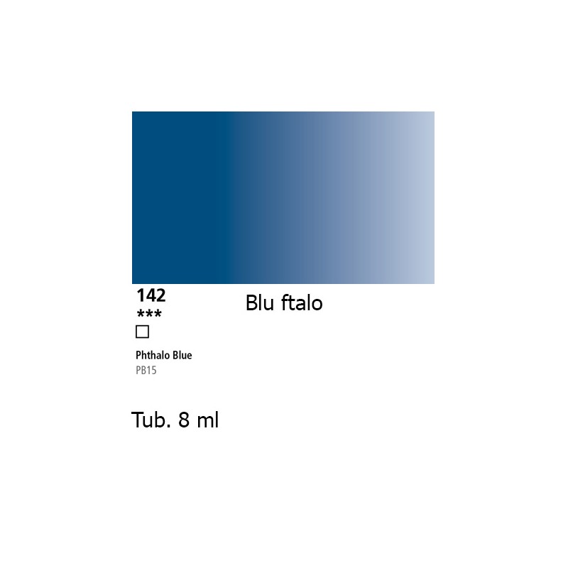142 - Daler Rowney Aquafine Watercolour Blu ftalo