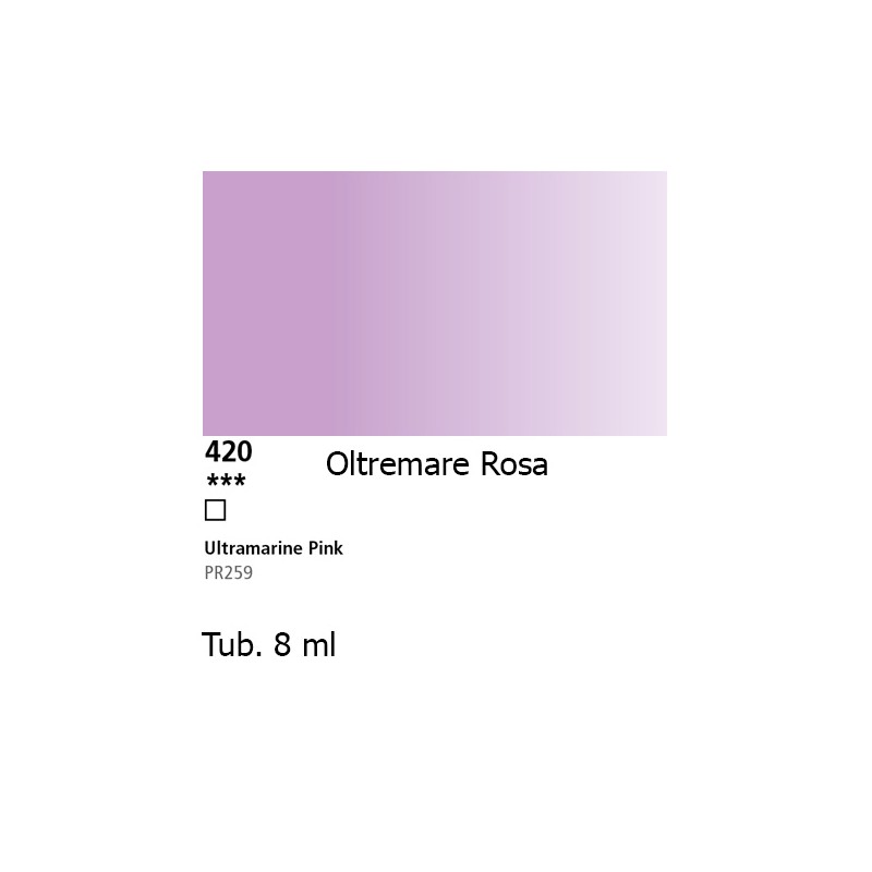 420 - Daler Rowney Aquafine Watercolour Oltremare rosa