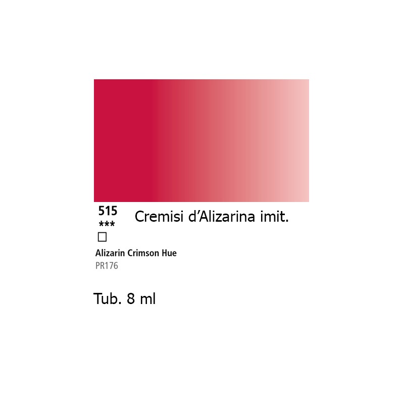 515 - Daler Rowney Aquafine Watercolour Cremisi d'alizarina imit.
