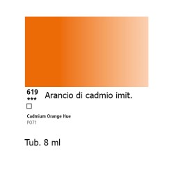 619 - Daler Rowney Aquafine Watercolour Arancio di cadmio imit.
