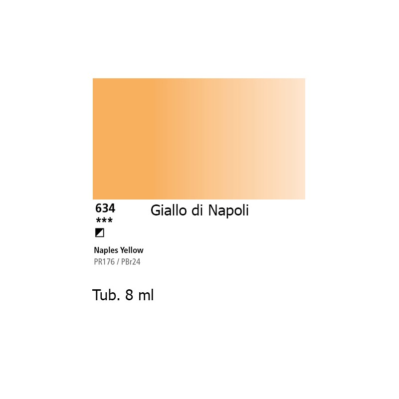 634 - Daler Rowney Aquafine Watercolour Giallo di Napoli