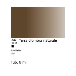 247 - Daler Rowney Aquafine Watercolour Terra d'ombra naturale