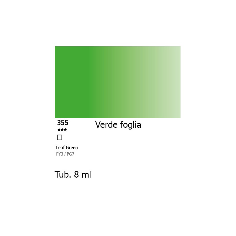 355 - Daler Rowney Aquafine Watercolour Verde foglia