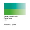 014 - Daler Rowney Aquafine Watercolour Verde smeraldo imit. e Verde foglia