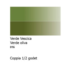 016 - Daler Rowney Aquafine Watercolour Verde vescica e Verde oliva