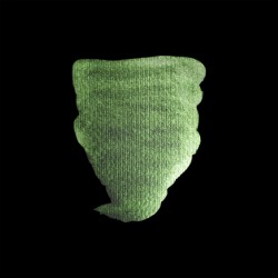 864 - Talens Rembrandt acquerello verde scintillante su fondo nero