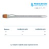 Princeton Aqua Elite Serie n.P4850 pennello sintetico martora piatto lavis, manico corto