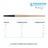 Princeton Catalyst Serie n.P6400 pennello setola sintetica Polytip tondo, manico lungo