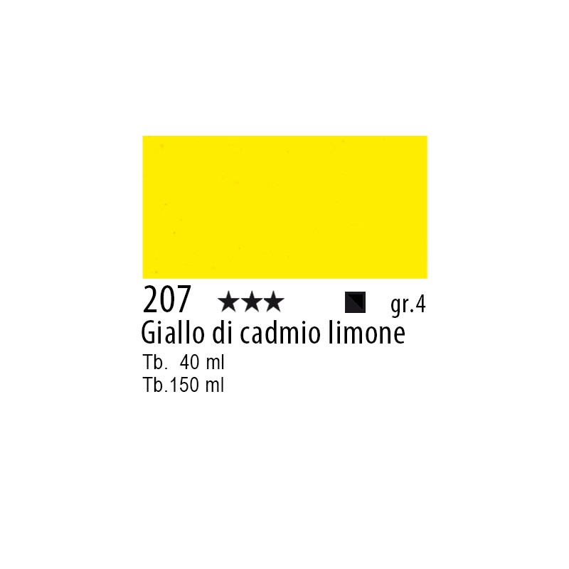 207 - Talens Olio Rembrandt Giallo di cadmio limone