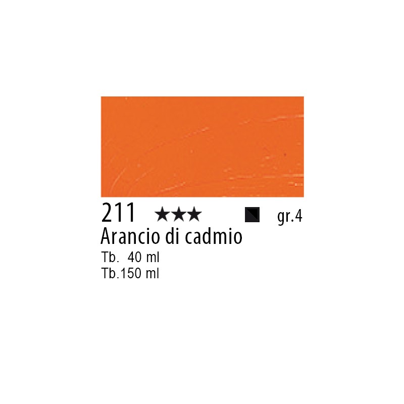 211 - Talens Olio Rembrandt Arancio di cadmio