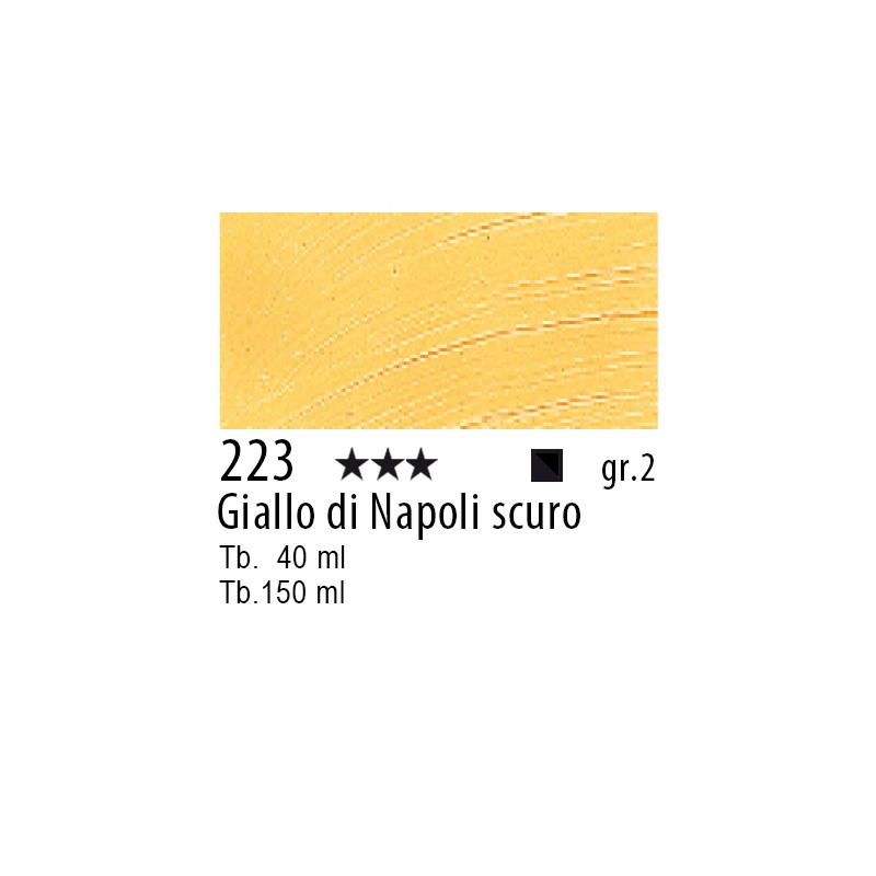 223 - Talens Olio Rembrandt Giallo di Napoli scuro