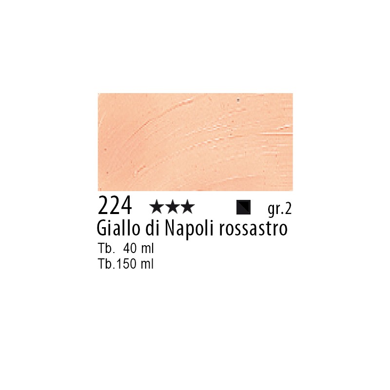 224 - Talens Olio Rembrandt Giallo di Napoli rossastro