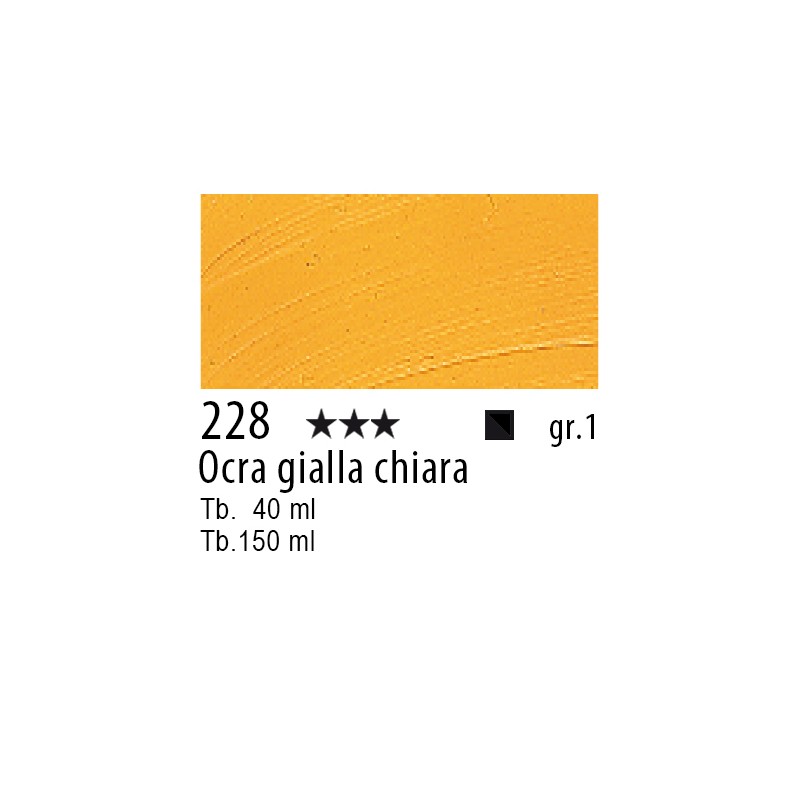 228 - Talens Olio Rembrandt Ocra gialla chiara