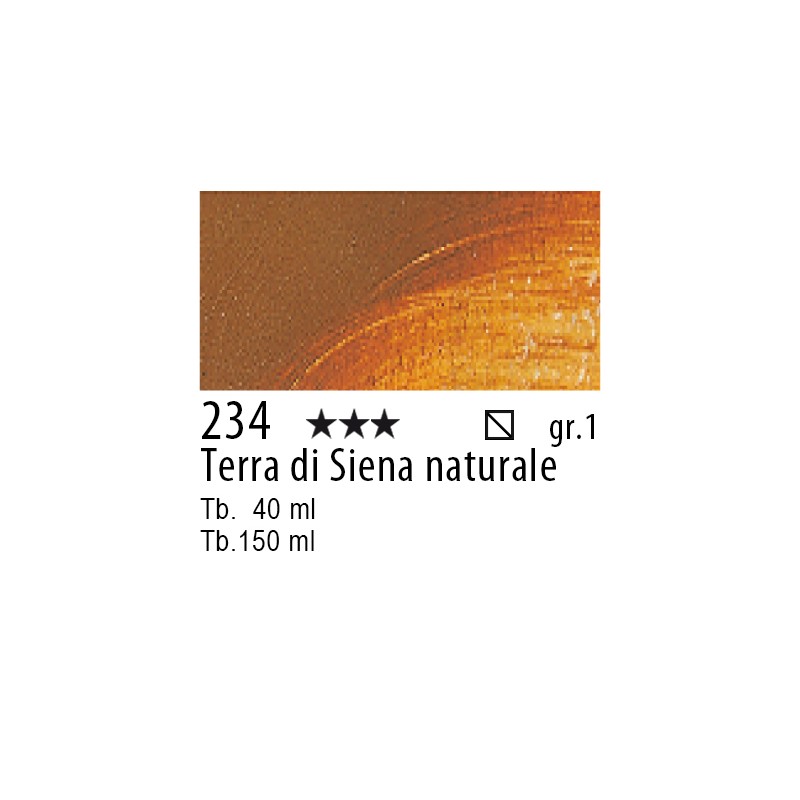 234 - Talens Olio Rembrandt Terra di Siena naturale